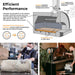 Fontana Forni Fontana Forni Firenze Hybrid Gas & Wood Pizza Oven Barbecue Finished - Gas