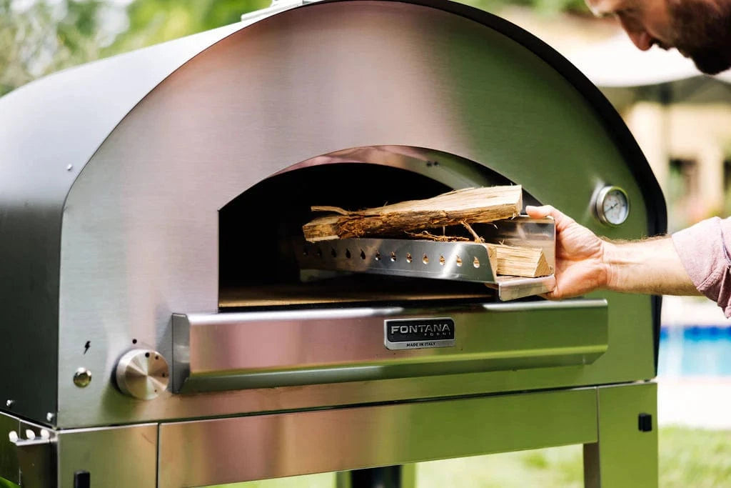 Fontana Forni Fontana Forni Firenze Hybrid Gas & Wood Pizza Oven Barbecue Finished - Gas