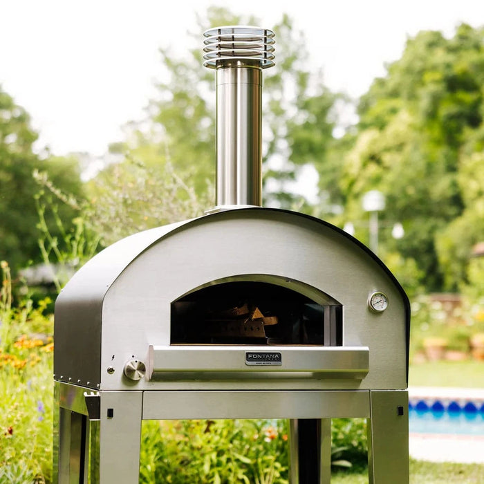 Fontana Forni Fontana Forni Firenze Hybrid Gas & Wood Pizza Oven Barbecue Finished - Gas