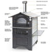 Fontana Forni Fontana Forni Gusto 80x54 Wood-Fired Dual Chamber Pizza Oven GUSTO80x54AV Barbecue Accessories 840495111221
