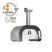 Fontana Forni Fontana Forni Maestro 60 Gas Pizza Oven FFMAES60 Barbecue Finished - Gas