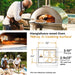 Fontana Forni Fontana Forni Mangiafuoco Wood-Fired Pizza Oven Barbecue Finished - Charcoal