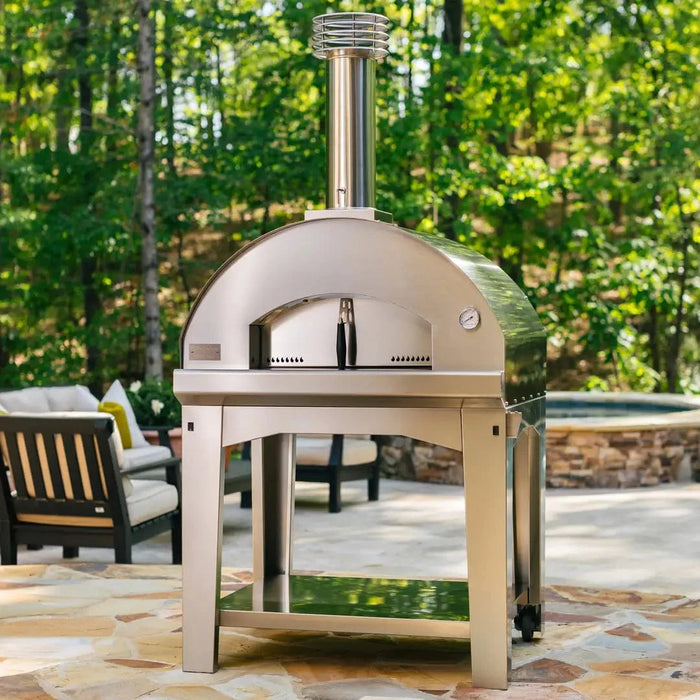 Fontana Forni Fontana Forni Mangiafuoco Wood-Fired Pizza Oven Barbecue Finished - Charcoal