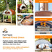 Fontana Forni Fontana Forni Margherita Wood-Fired Pizza Oven Barbecue Finished - Charcoal