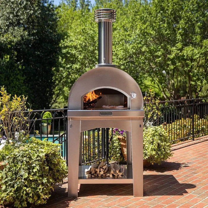 Fontana Forni Fontana Forni Margherita Wood-Fired Pizza Oven Barbecue Finished - Charcoal