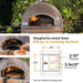 Fontana Forni Fontana Forni Margherita Wood-Fired Pizza Oven Barbecue Finished - Charcoal