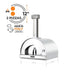 Fontana Forni Fontana Forni Margherita Wood-Fired Pizza Oven Stainless Steel FTMAR-S Barbecue Finished - Charcoal 840495100089