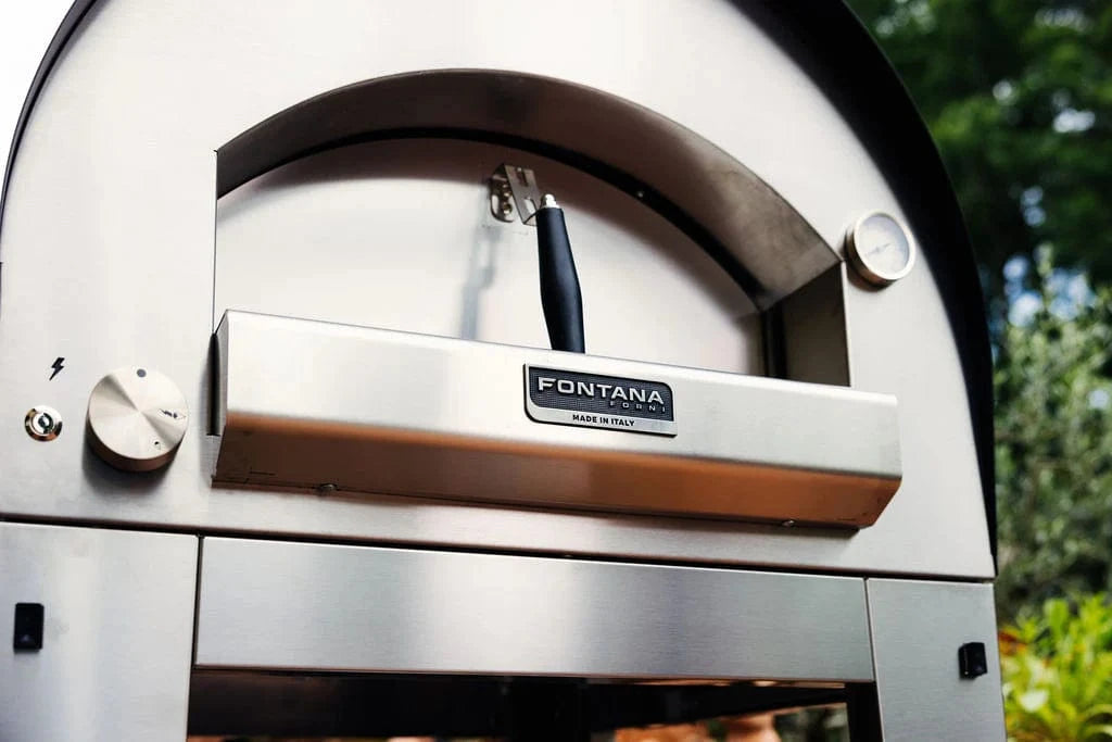 Fontana Forni Fontana Forni Napoli Hybrid Gas & Wood Pizza Oven FTNAP-H-A Barbecue Finished - Gas