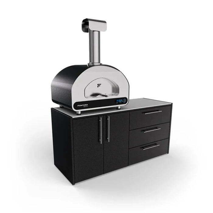 Fontana Forni Fontana Forni Volta 70 Hybrid Smart Oven FFVOLTA70-B Barbecue Finished - Pizza 840495100782