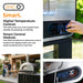 Fontana Forni Fontana Forni Volta 70 Hybrid Smart Oven FFVOLTA70-B Barbecue Finished - Pizza 840495100782