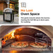 Fontana Forni Fontana Forni Volta 90 Hybrid Smart Oven FFVOLTA90-B Barbecue Finished - Pizza 840495100799
