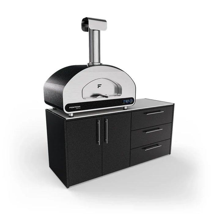 Fontana Forni Fontana Forni Volta 90 Hybrid Smart Oven FFVOLTA90-B Barbecue Finished - Pizza 840495100799