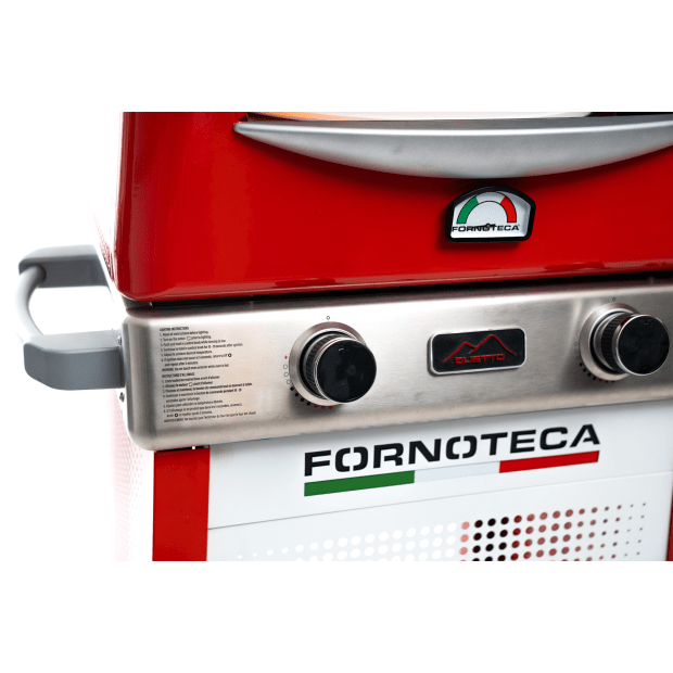 Fornoteca Fornoteca Duetto Outdoor Pizza Oven (Red) 6850RED Barbecue Finished - Gas
