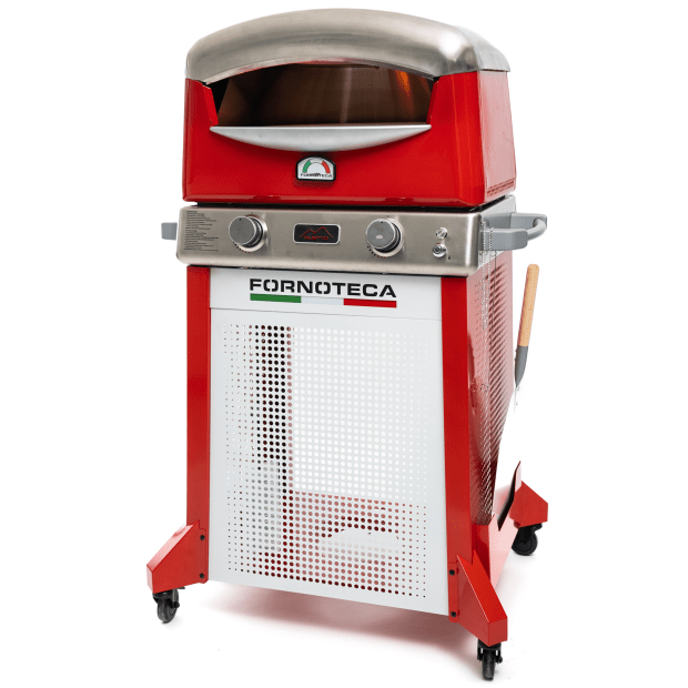 Fornoteca Fornoteca Duetto Outdoor Pizza Oven (Red) 6850RED Barbecue Finished - Gas