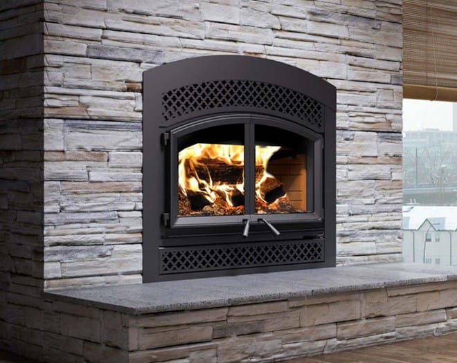 Valcourt Waterloo Arched Wood Fireplace