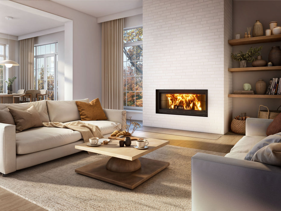 Valcourt St-Laurent Linear Wood Fireplace