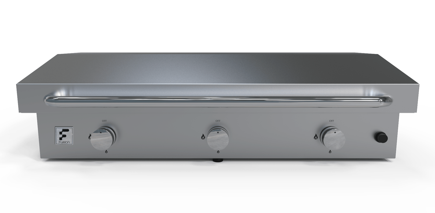 Fusion Fusion GFE105 3-Burner Gas Griddle GFE105 Barbecue Finished - Gas