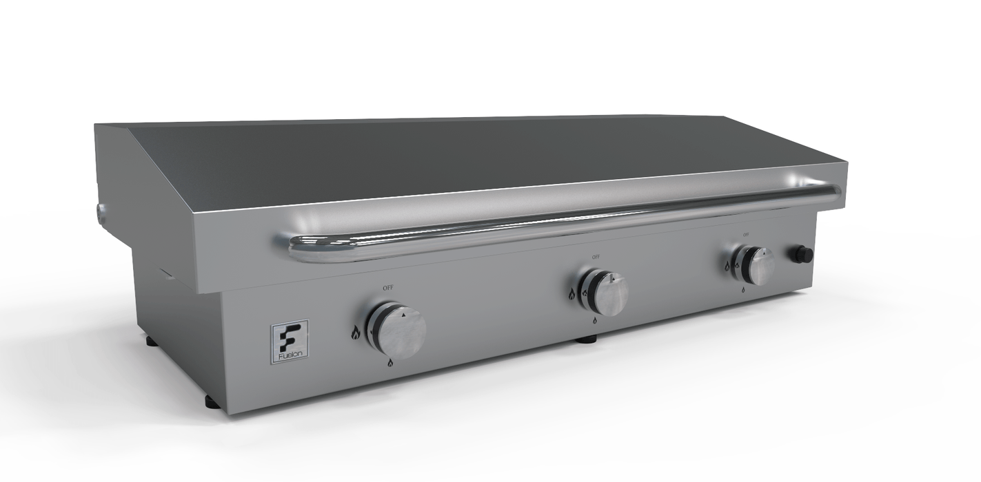 Fusion Fusion GFE105 3-Burner Gas Griddle GFE105 Barbecue Finished - Gas