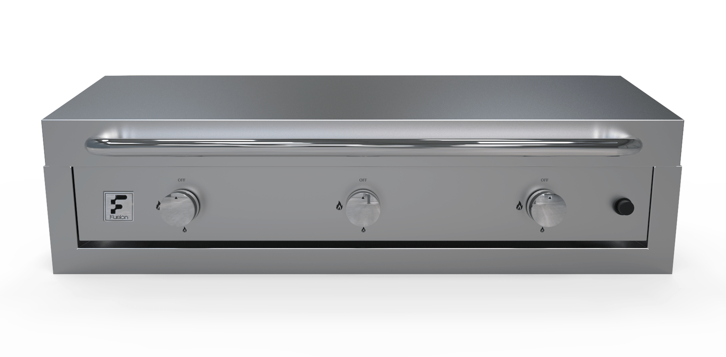 Fusion Fusion GFE105 3-Burner Gas Griddle GFE105 Barbecue Finished - Gas