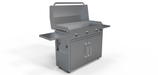 Fusion Fusion GFE105 3-Burner Gas Griddle GFE105 Barbecue Finished - Gas
