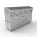 Fusion Fusion GFE160 4-Burner Gas Griddle GFE160 Barbecue Finished - Gas