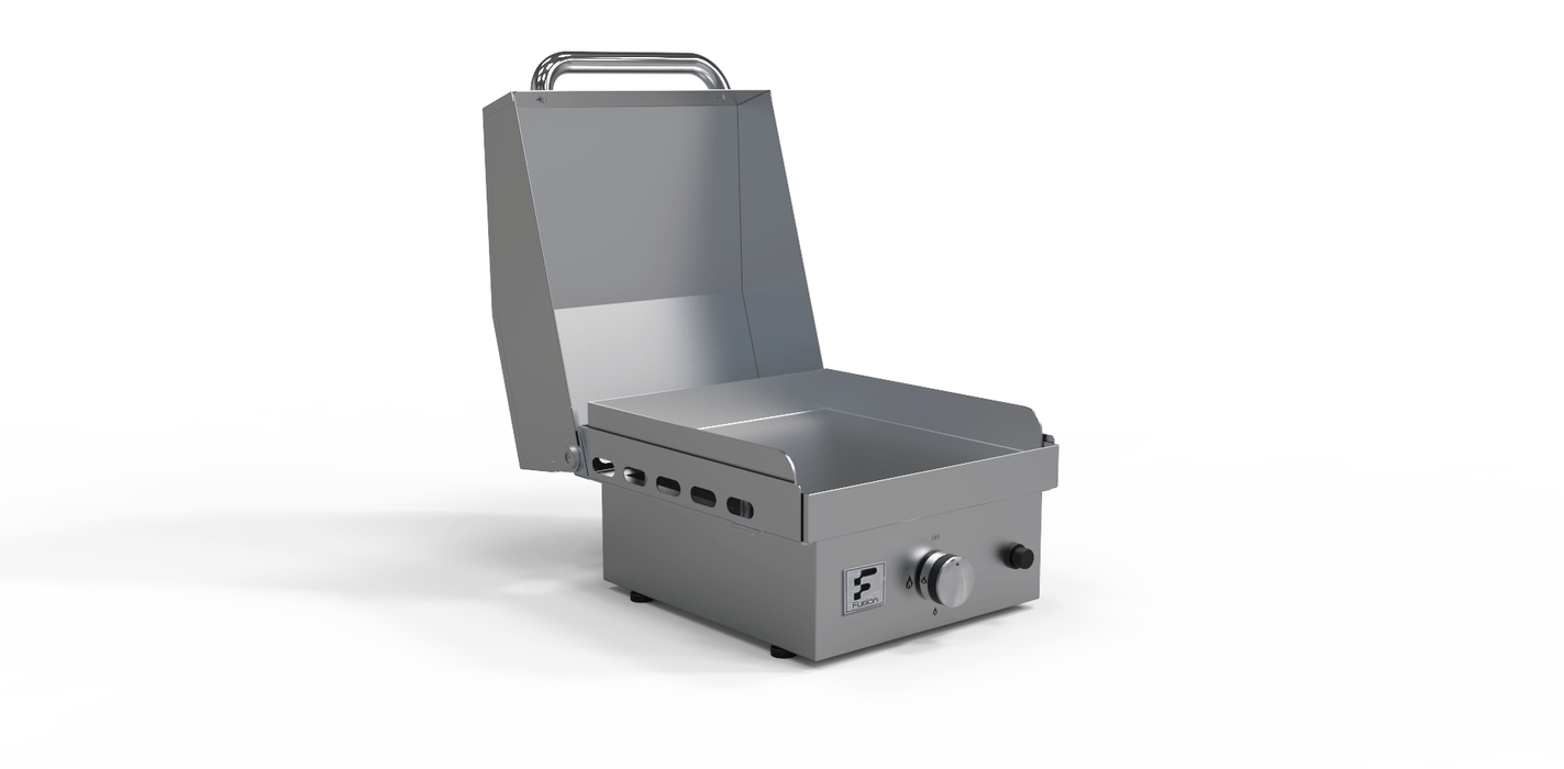 Fusion Fusion GFE40 Single Burner Gas Griddle GFE40 Barbecue Finished - Gas