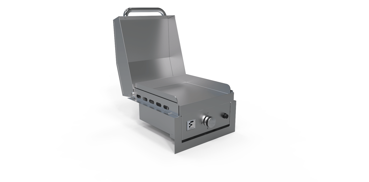 Fusion Fusion GFE40 Single Burner Gas Griddle GFE40 Barbecue Finished - Gas