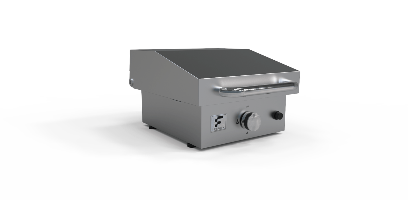 Fusion Fusion GFE40 Single Burner Gas Griddle GFE40 Barbecue Finished - Gas