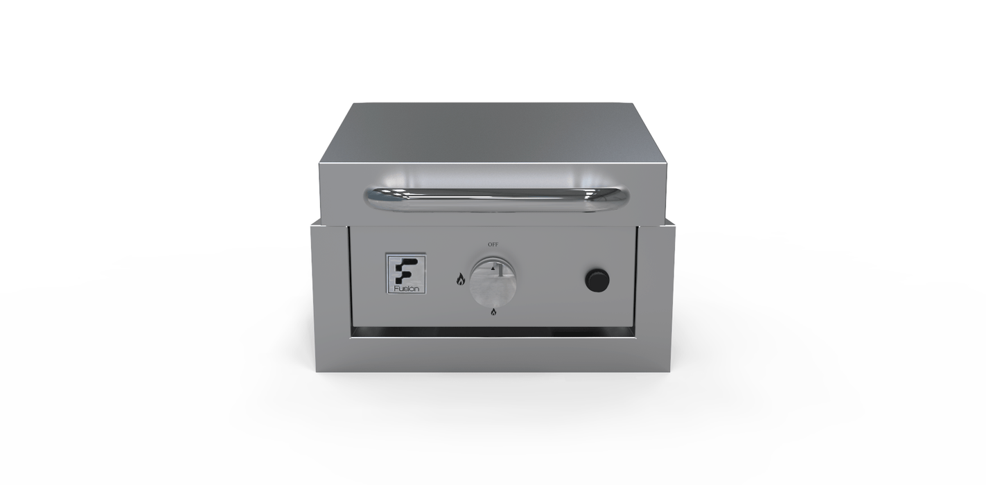 Fusion Fusion GFE40 Single Burner Gas Griddle GFE40 Barbecue Finished - Gas