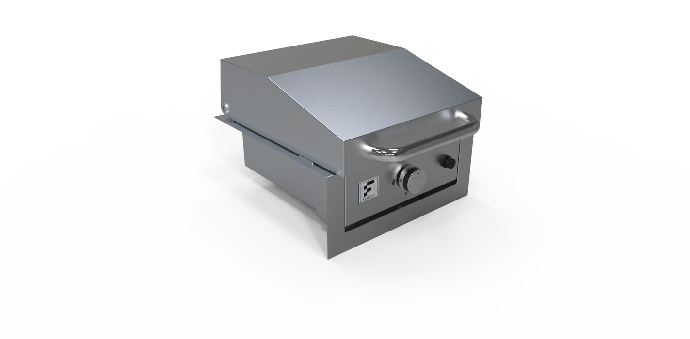 Fusion Fusion GFE40 Single Burner Gas Griddle GFE40 Barbecue Finished - Gas