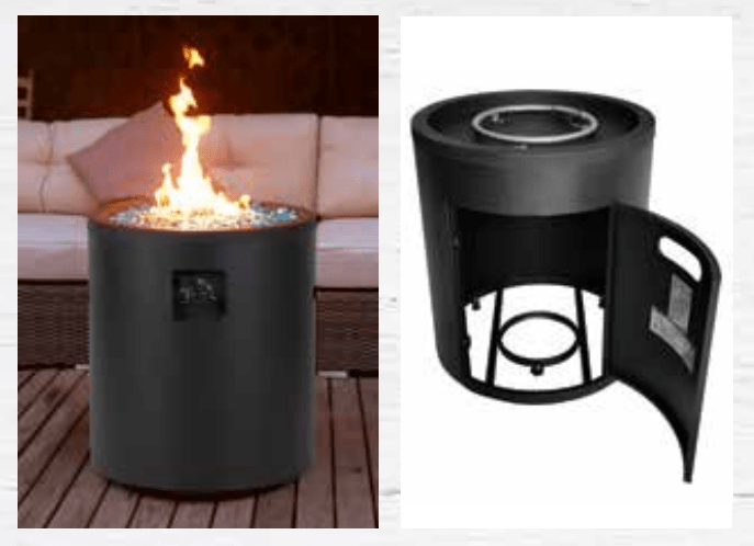 Georgian Bay Leisure Distributors Ltd. Georgian Bay Grills 23" Propane Fire Pit GBG-23RGFP Outdoor Finished 831531000470