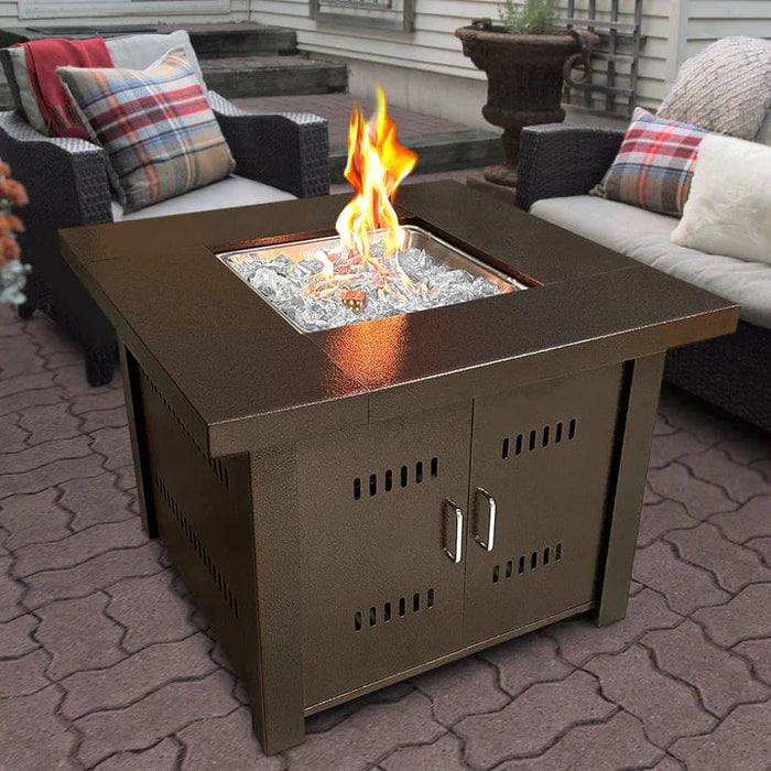 Georgian Bay Leisure Distributors Ltd. Georgian Bay Grills Outdoor Propane Fire Table (38" Square) GBG-FIRETABLE38 Outdoor Finished 831531000432