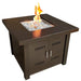 Georgian Bay Leisure Distributors Ltd. Georgian Bay Grills Outdoor Propane Fire Table (38" Square) GBG-FIRETABLE38 Outdoor Finished 831531000432