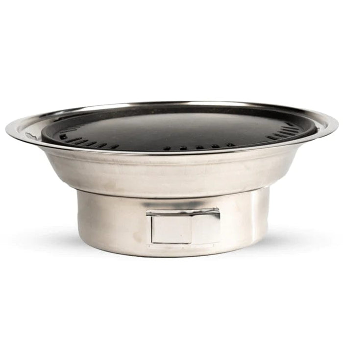 Georgian Bay Leisure Distributors Ltd. Georgian Bay Grills Portable Stainless Steel Nesting Grill PCGRILLSS Barbecue Finished - Charcoal 831531000043