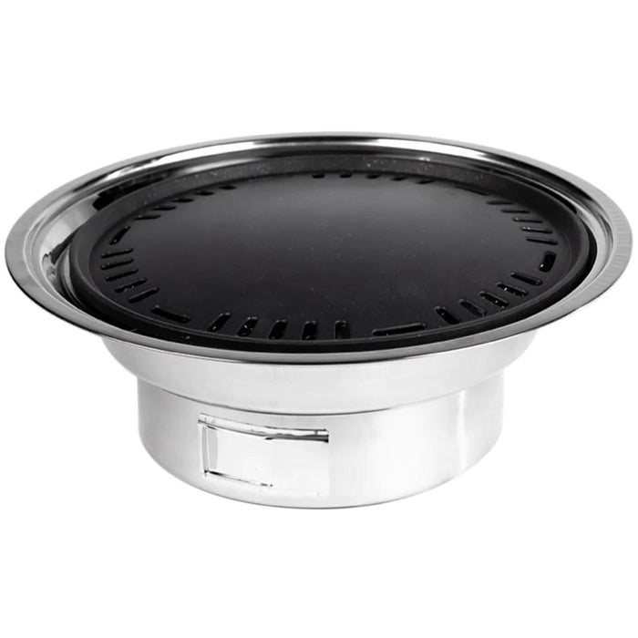 Georgian Bay Leisure Distributors Ltd. Georgian Bay Grills Portable Stainless Steel Nesting Grill PCGRILLSS Barbecue Finished - Charcoal 831531000043