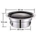 Georgian Bay Leisure Distributors Ltd. Georgian Bay Grills Portable Stainless Steel Nesting Grill PCGRILLSS Barbecue Finished - Charcoal 831531000043