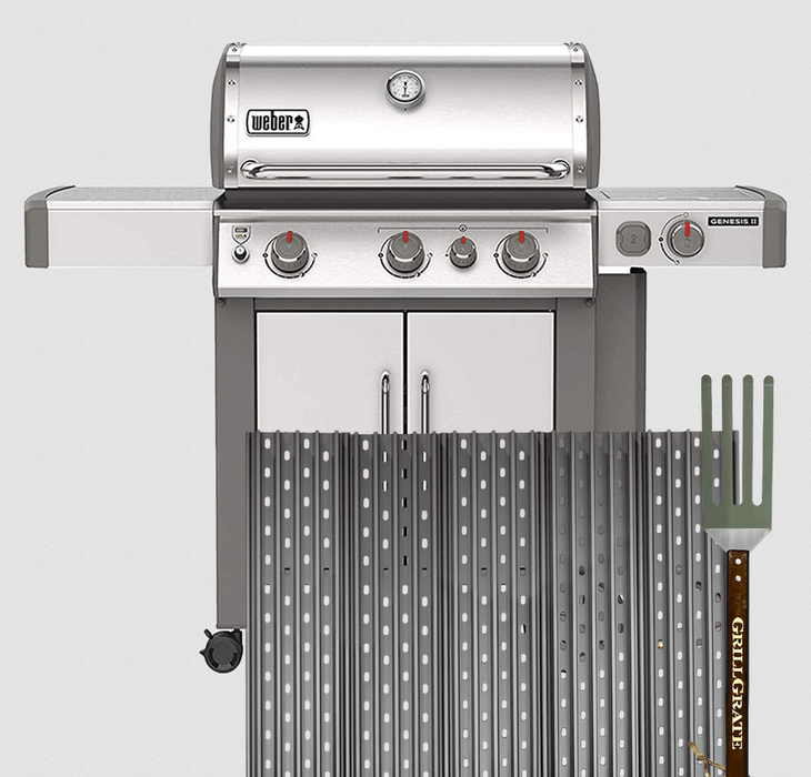 Grillgrate GrillGrate Set - Weber Genesis II Half Set REP188-2G Barbecue Accessories 688907862282