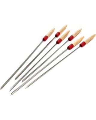 Grillpro GrillPro 22" Stainless Steel Skewers (6-Piece) - 40538 40538 Barbecue Accessories 060162405389