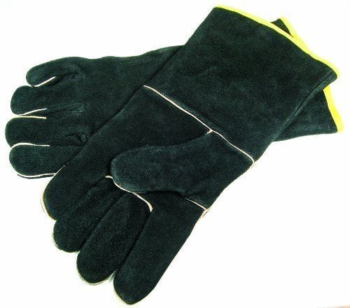 Grillpro GrillPro Black Leather Grilling Gloves - 00528 00528 Barbecue Accessories