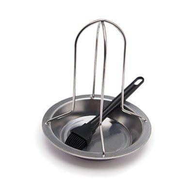 Grillpro GrillPro Stainless Chicken Roaster & Brush - 41333 41333 Barbecue Parts