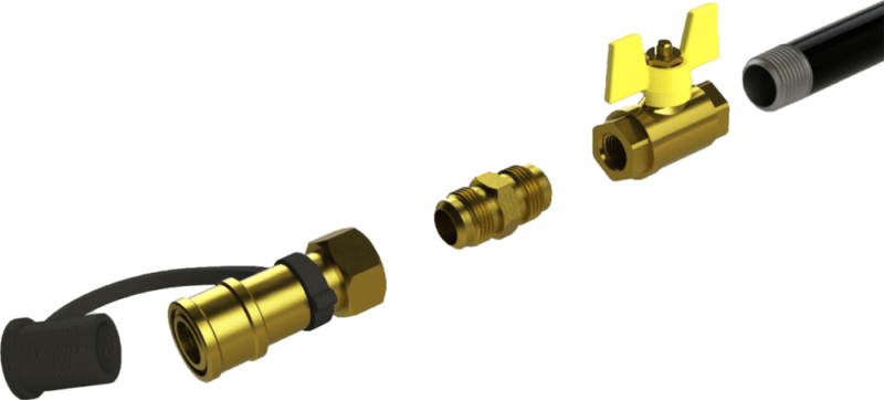 Halo Halo Natural Gas Conversion Kit (Elite Griddles) - HZ-3001-B HZ-3001-B Barbecue Accessories 810084240229