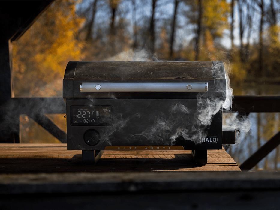 Halo Halo Prime300 Countertop Pellet Grill HS-1005-ANA Barbecue Finished - Pellet 810084240014
