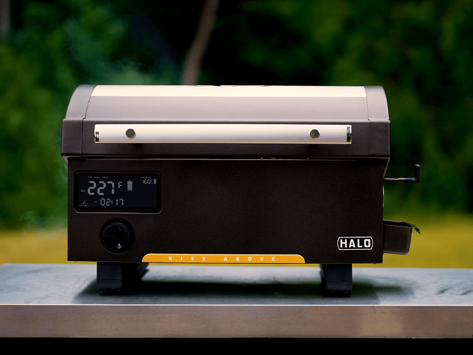 Halo Halo Prime300 Countertop Pellet Grill HS-1005-ANA Barbecue Finished - Pellet 810084240014