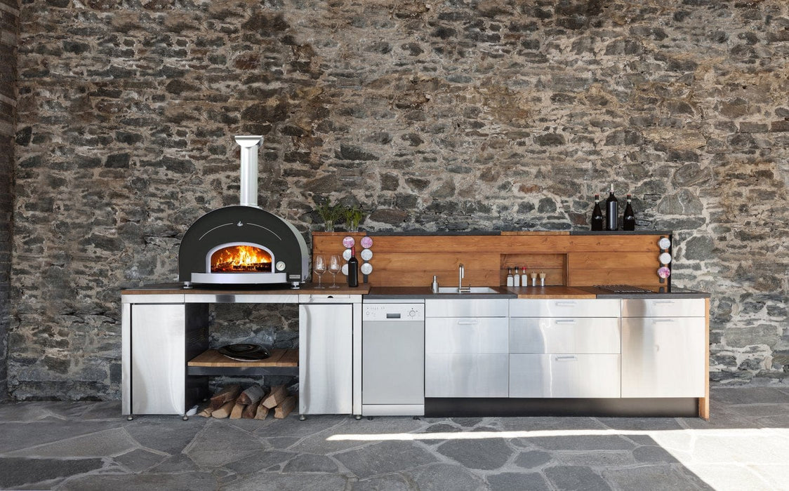 Hearthstone/intermedek Genio Multi-Fuel Pizza Oven 4.9 800-49MF15 Barbecue Finished - Pellet
