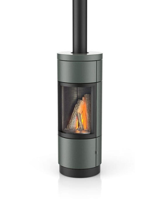 Hearthstone/intermedek Hearthstone Bari Gas Stove Ceramic Fjord 8181-7212 Fireplace Finished - Gas