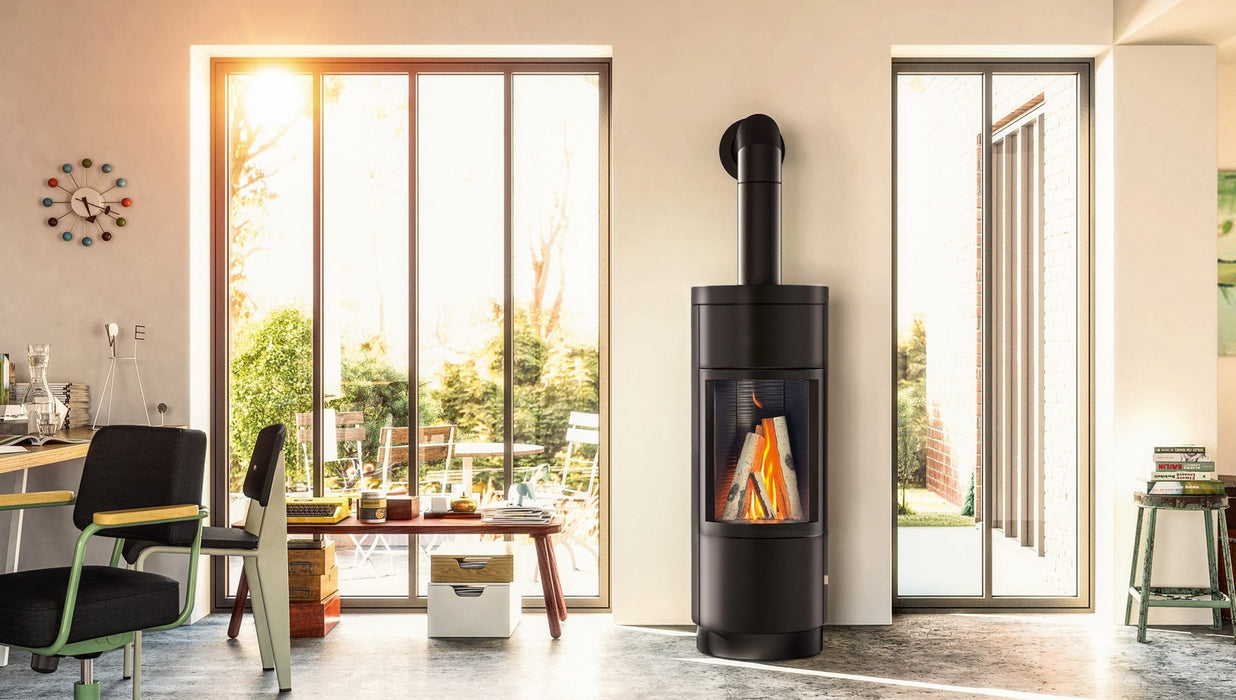 Hearthstone/intermedek Hearthstone Bari Gas Stove Fireplace Finished - Gas