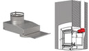 Hearthstone/intermedek Hearthstone Offset Liner Adapter (GMI 70 / 90) - 5700-007 5700-007 Fireplace Accessories