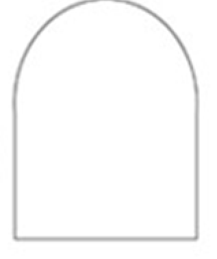 Hearthstone/intermedek Hearthstone Semi-Circular Glass Hearth Pad - 91-84750 91-84750 Fireplace Accessories