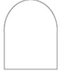 Hearthstone/intermedek Hearthstone Semi-Circular Glass Hearth Pad - 91-84750 91-84750 Fireplace Accessories