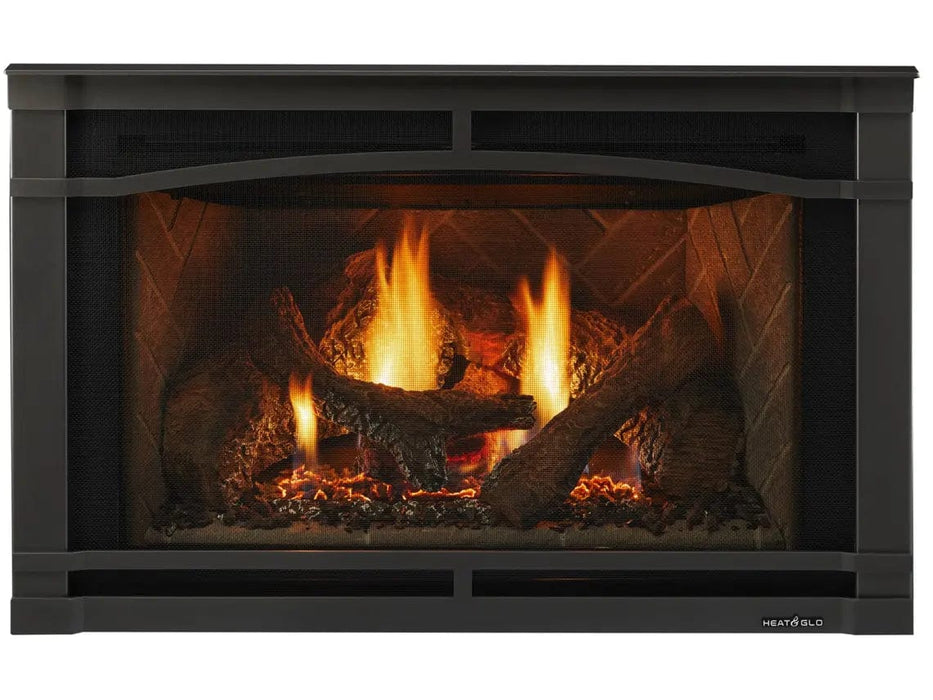 Heat And Glow Heat & Glo 25" Supreme Indoor Gas Fireplace Insert SUPREME-I25-IFT-FD Fireplace Finished - Gas